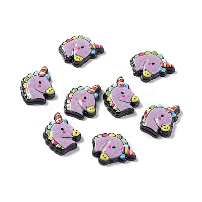 Opaque Resin Cabochons RESI-C027-05D-1
