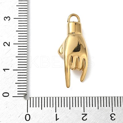 304 Stainless Steel Pendants Ion Plating(IP) STAS-P423-07G-1