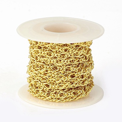 Rack Plating Brass Figaro Chains CHC-F016-08G-1