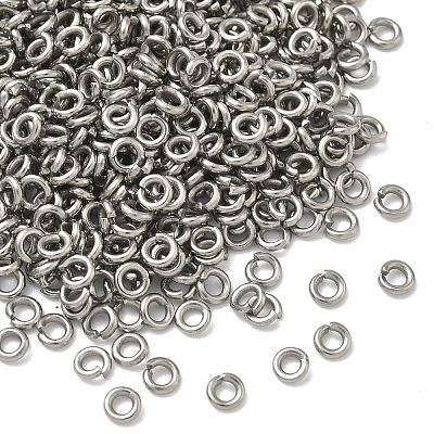 Tarnish Resistant 304 Stainless Steel Open Jump Rings LS-STAS-E067-07-4mm-1