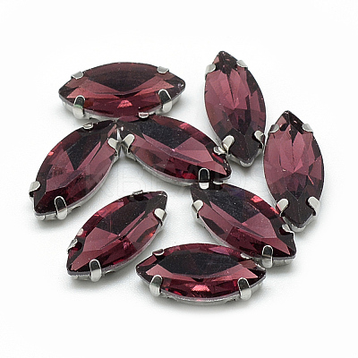 Sew on Rhinestone RGLA-T034-4x15mm-18-1