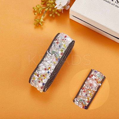 2 Strands 2 Styles Hotfix Resin Rhinestone Tape DIY-SZ0002-18-1