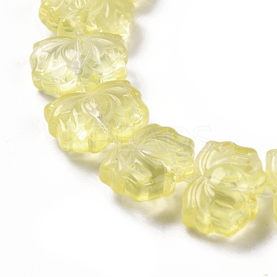Transparent Glass Beads Strands GLAA-F114-01D-1