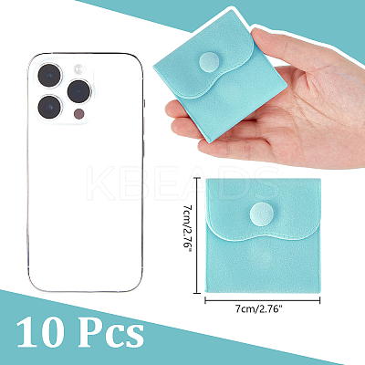 10Pcs Velvet Jewelry Pouches AJEW-NB0005-66E-1