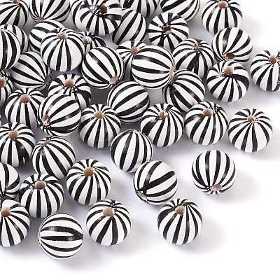 Natural Wooden Beads WOOD-TAC0010-04B-1