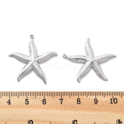 Anti-Tarnish 304 Stainless Steel Pendants STAS-R130-67P-1