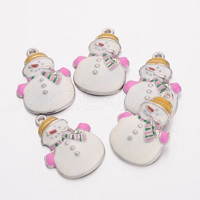 Alloy Enamel Pendants EA817Y-1