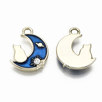 Alloy Enamel Pendants ENAM-S126-006-RS-1