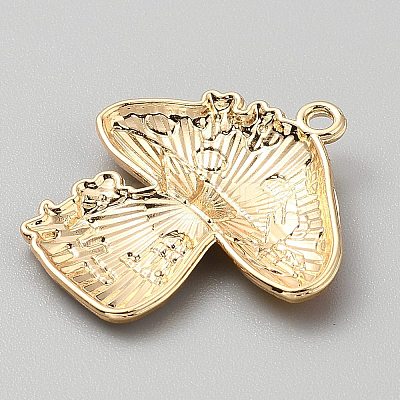 Thanksgiving Day Golden Tone Alloy Enamel Pendants FIND-CJC0024-30G-1