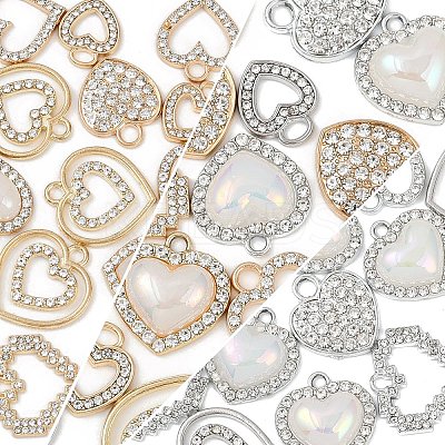 24Pcs 12 Styles Alloy Charms FIND-YW0006-77-1