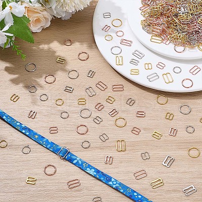 450Pcs 18 Styles Alloy Swimsuit Bra Tops DIY-ME0001-87-1