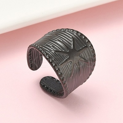 304 Stainless Steel Cuff Open Rings LS-RJEW-D338-02F-EB-1