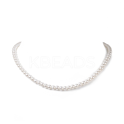 Acrylic Imitation Pearl Beaded Necklaces for Women NJEW-JN04133-1
