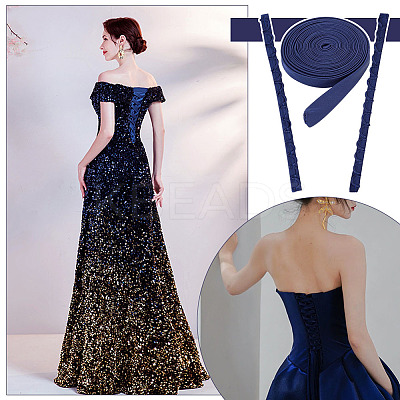 1 Set Women's Wedding Dress Zipper Replacement DIY-BC0009-93B-1