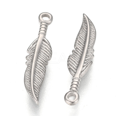 Tarnish Resistant 304 Stainless Steel Pendants STAS-H443-02P-A-1