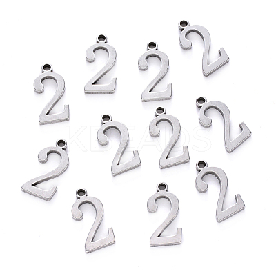 Tarnish Resistant 201 Stainless Steel Charms STAS-R108-02-1