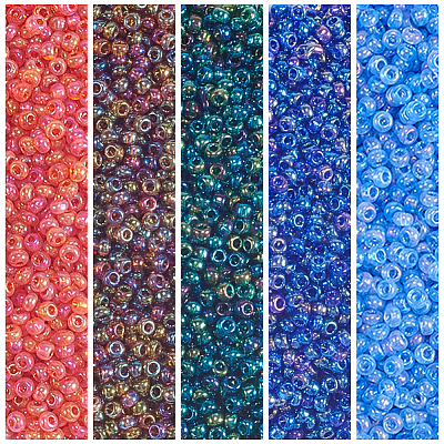 FGB 12/0 Round Glass Seed Beads SEED-OL0001-05-03-1