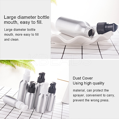 50ml Aluminium Lotion Pump Bottle LS-MRMJ-WH0037-11B-01-1