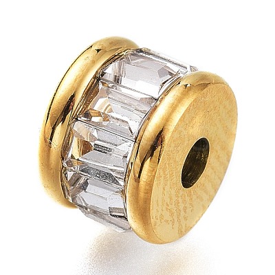304 Stainless Steel Beads Hand Polished STAS-O129-01G-1