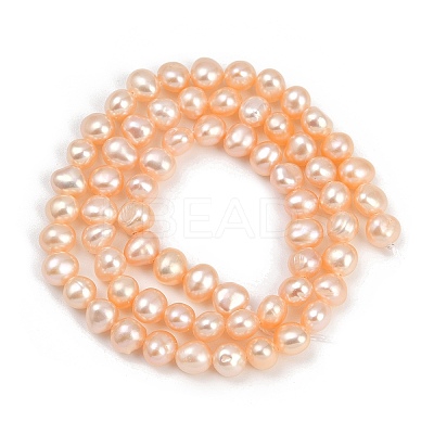 Natural Cultured Freshwater Pearl Beads Strands PEAR-P064-19E-08C-1