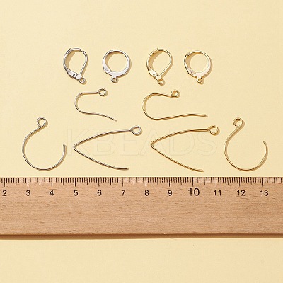 48Pcs 12 Style 304 Stainless Steel Leverback Earring Findings & Earring Hooks STAS-FS0001-28-1