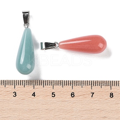 Synthetic Noctilucent Stone/Luminous Stone Pendants G-Z054-06A-1