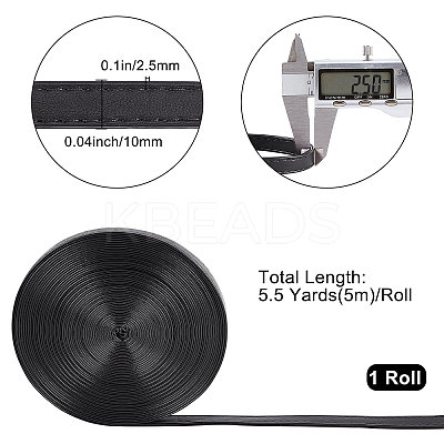 Flat PU Imitation Leather Cord LC-WH0006-05E-02-1