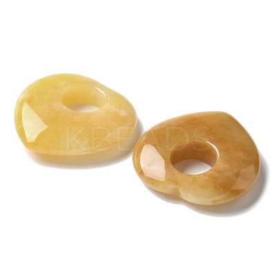 Natural Topaz Jade Hollow Pendants G-C167-06B-1