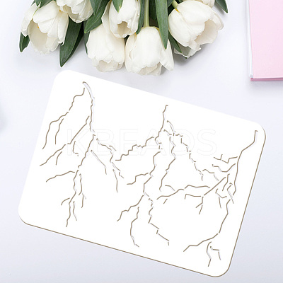 Plastic Drawing Painting Stencils Templates DIY-WH0396-689-1