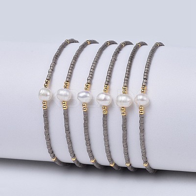 Adjustable Nylon Cord Braided Bead Bracelets LS-BJEW-P256-B01-1