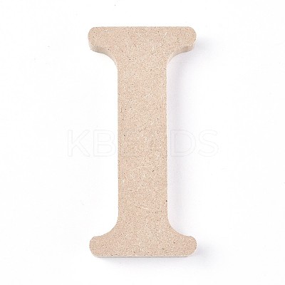 Letter Unfinished Wood Slices LS-DIY-WH0162-62I-1