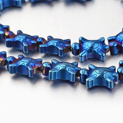 Electroplate Non-magnetic Synthetic Hematite Bead Strands G-F300-52A-05-1