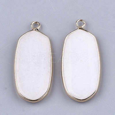 Natural White Jade Pendants G-T112-23K-1