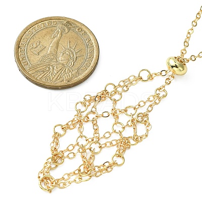 304 Stainless Steel Macrame Pouch Empty Stone Holder for Pendant Necklaces Making NJEW-TA00084-02-1