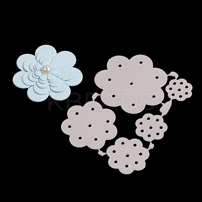 Flower Frame Carbon Steel Cutting Dies Stencils DIY-F028-53-1