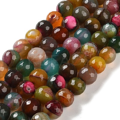Natural Agate Beads Strands G-M437-B01-01E-1