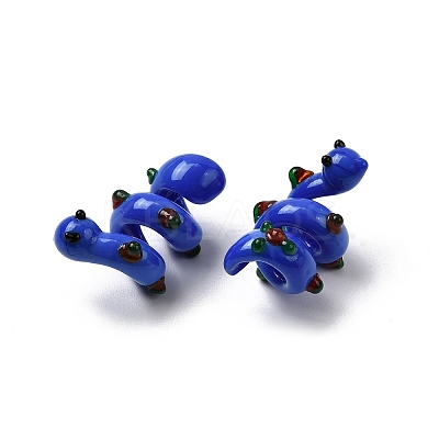 Handmade Lampwork Enamel Beads LAMP-K039-35F-1