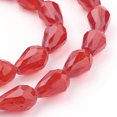 Glass Beads Strands GLAA-R024-15x10mm-14-1