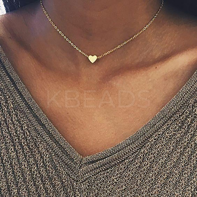 Alloy Pendant Necklaces for Women WGA6E2A-03-1