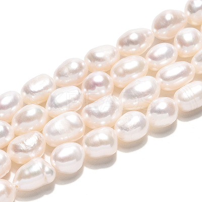 Natural Cultured Freshwater Pearl Beads Strands PEAR-N014-06I-1