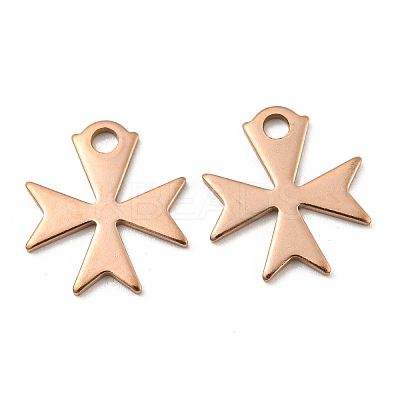 Ion Plating(IP) 304 Stainless Steel Charms STAS-C043-49RG-1
