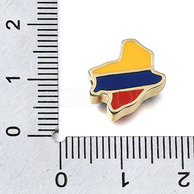 Brass with Enamel Beads KK-CBA8E93-03B-1