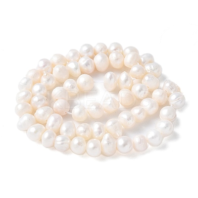 Natural Cultured Freshwater Pearl Beads Strands PEAR-I007-07O-09A-1