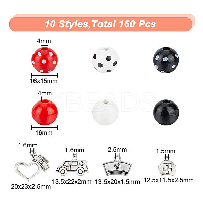 DIY Nurse's Day Theme Jewelry Making Finding Kit DIY-DC0002-47-1