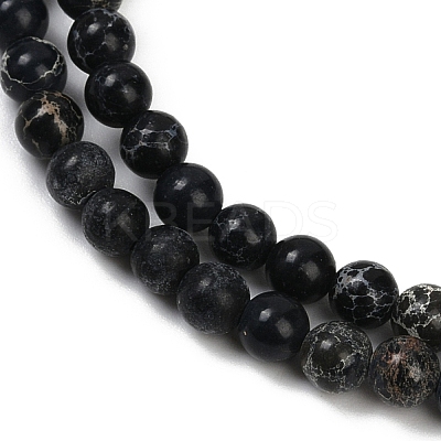 Dyed Natural Regalite/Imperial Jasper/Sea Sediment Jasper Beads Strands G-B124-C04-12-1