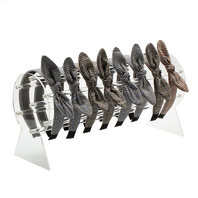 Acrylic Headband Organizers Display Stand OHAR-PW0001-134A-1