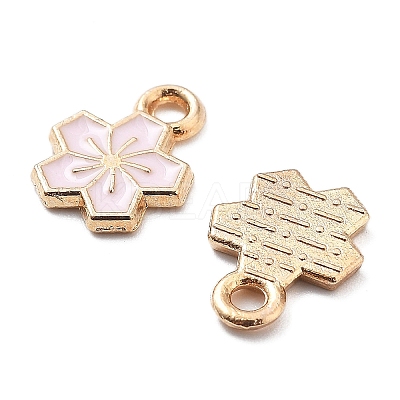 Alloy Enamel Charms ENAM-S022-01G-1