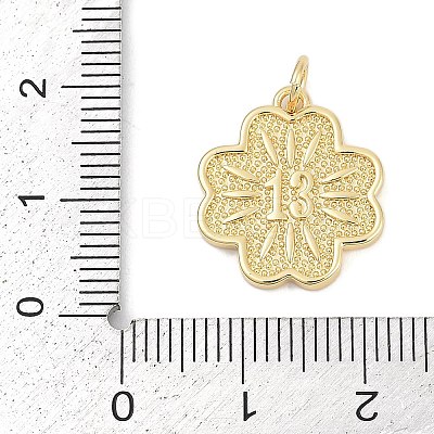 Brass Pendants KK-G522-33G-1