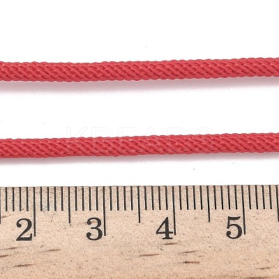 3MM Nylon Milan Cord Necklace Making NJEW-H084-01G-35-1