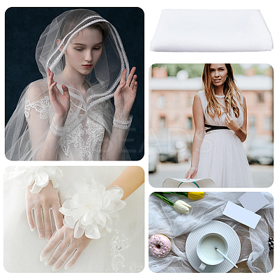 4M Polyester Mesh Fabric DIY-OC0012-91-1